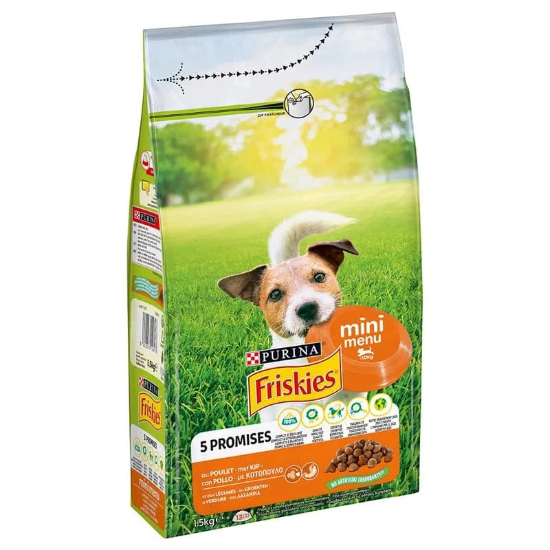 Friskies Mini Menu granule kura, zelenina