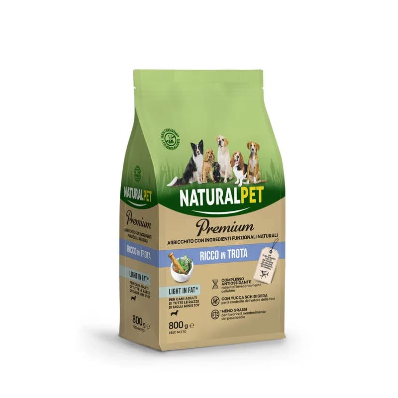 Naturalpet Premium Dog Mini alla Trota Light In Fat