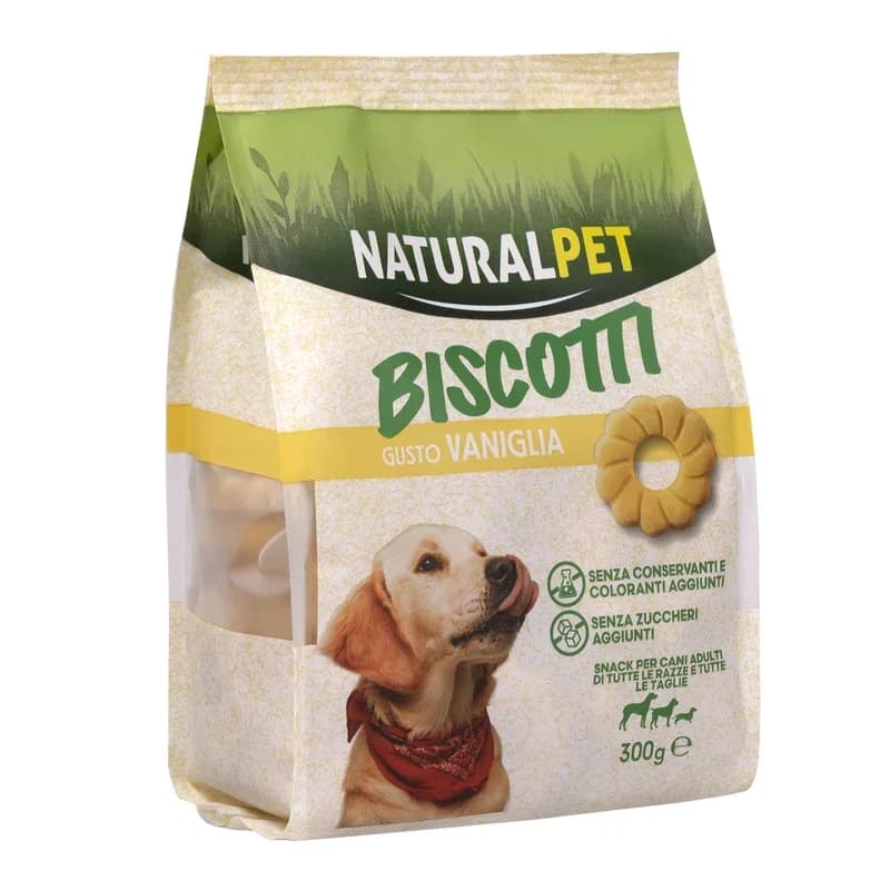 Naturalpet Dog Biscotti gusto Vaniglia