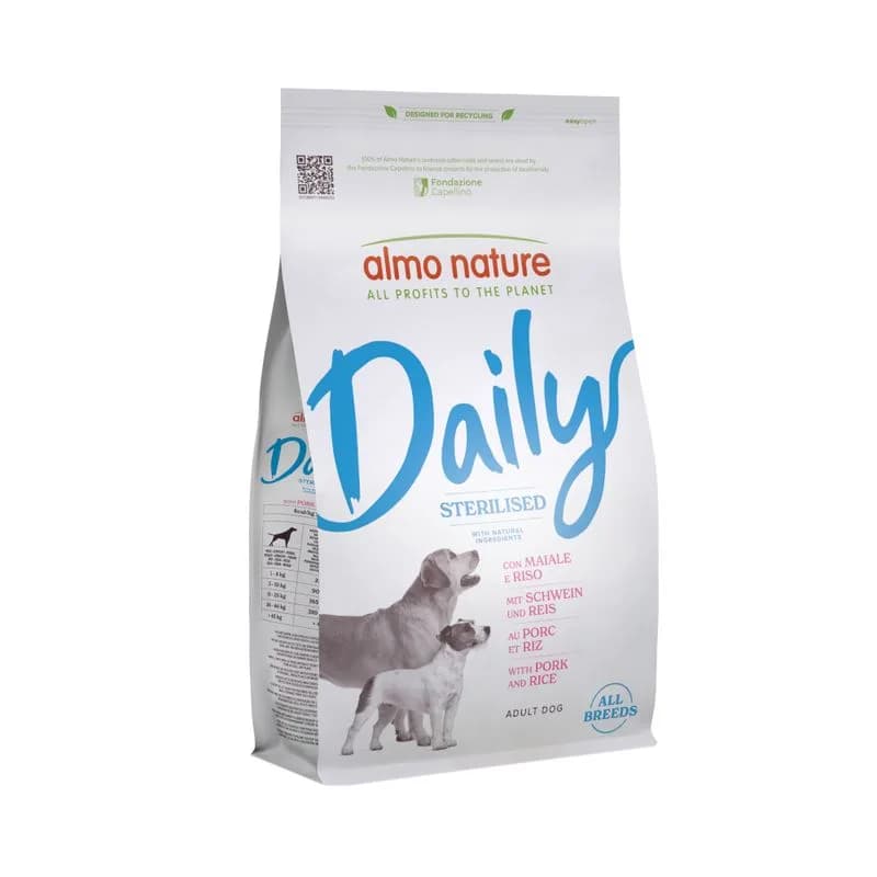 Almo Nature Daily Sterilised All Breeds sertés & rizs
