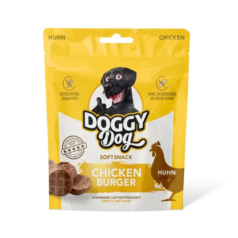 Do Zucia DOGGY Dog Soft Snack Chicken Burger