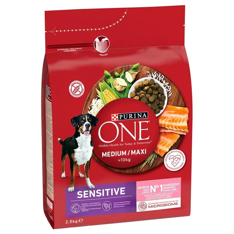 Purina ONE Medium/Maxi Sensitive saumon