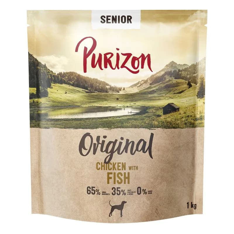 Purizon Senior csirke & hal - gabonamentes