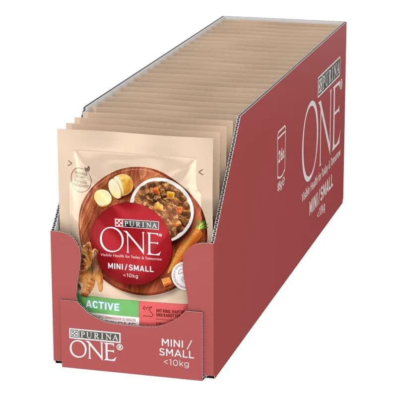 Purina ONE Mini Active bœuf et carottes