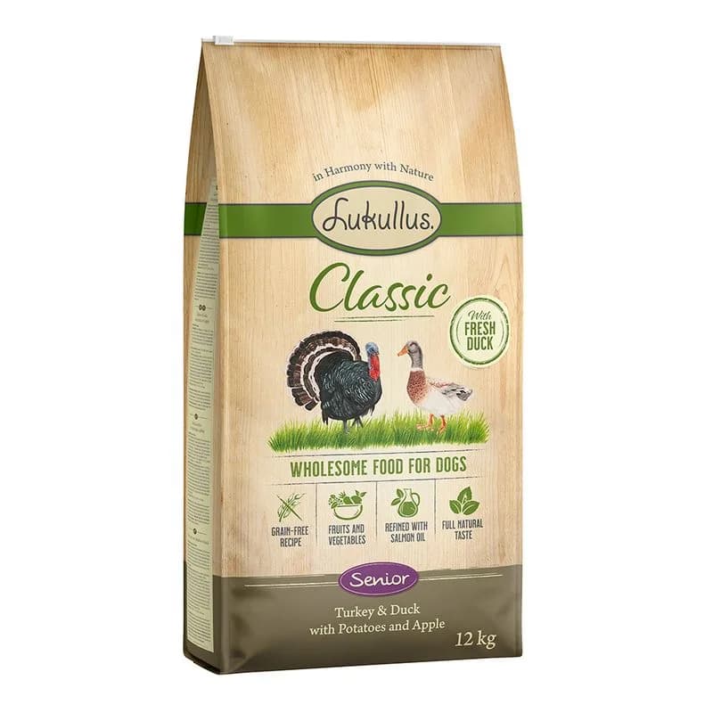 Lukullus Classic Senior med kalkon & anka (Grain Free)
