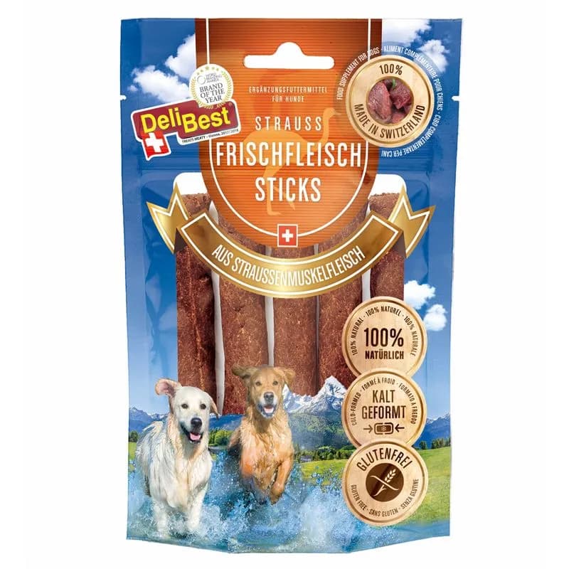 Hundgodis Tuggben DeliBest Struts köttsticks