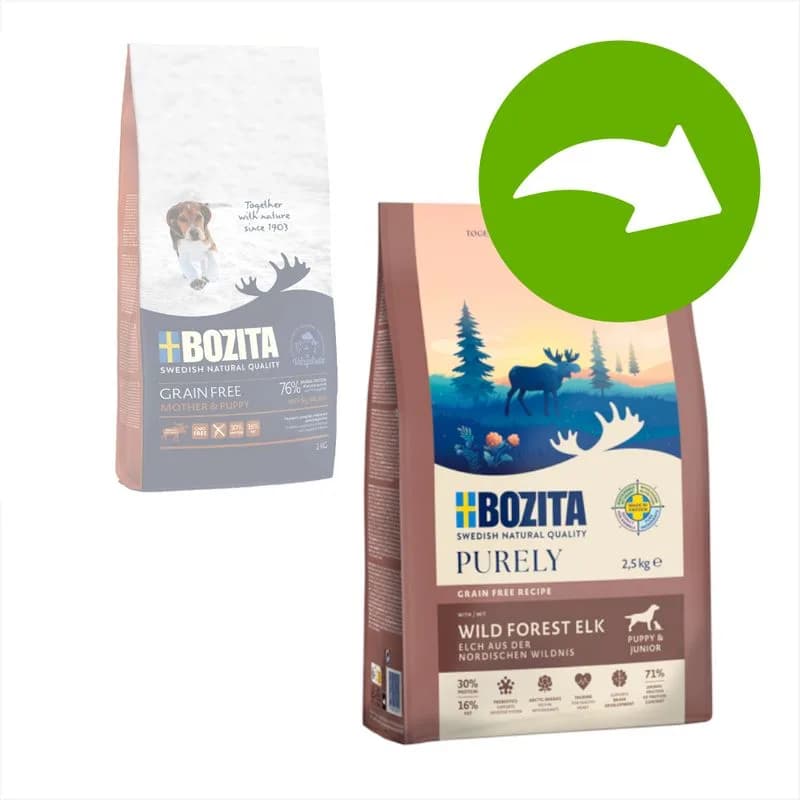Bozita Dog Purely Grain Free Elk Puppy & Junior