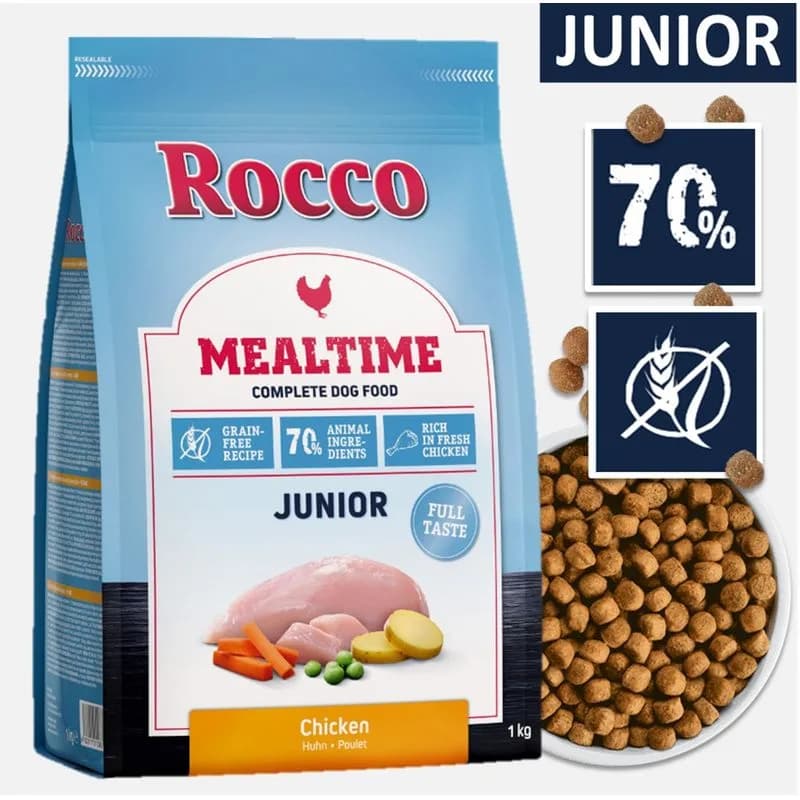 Rocco Mealtime Junior - rikt på färsk kyckling