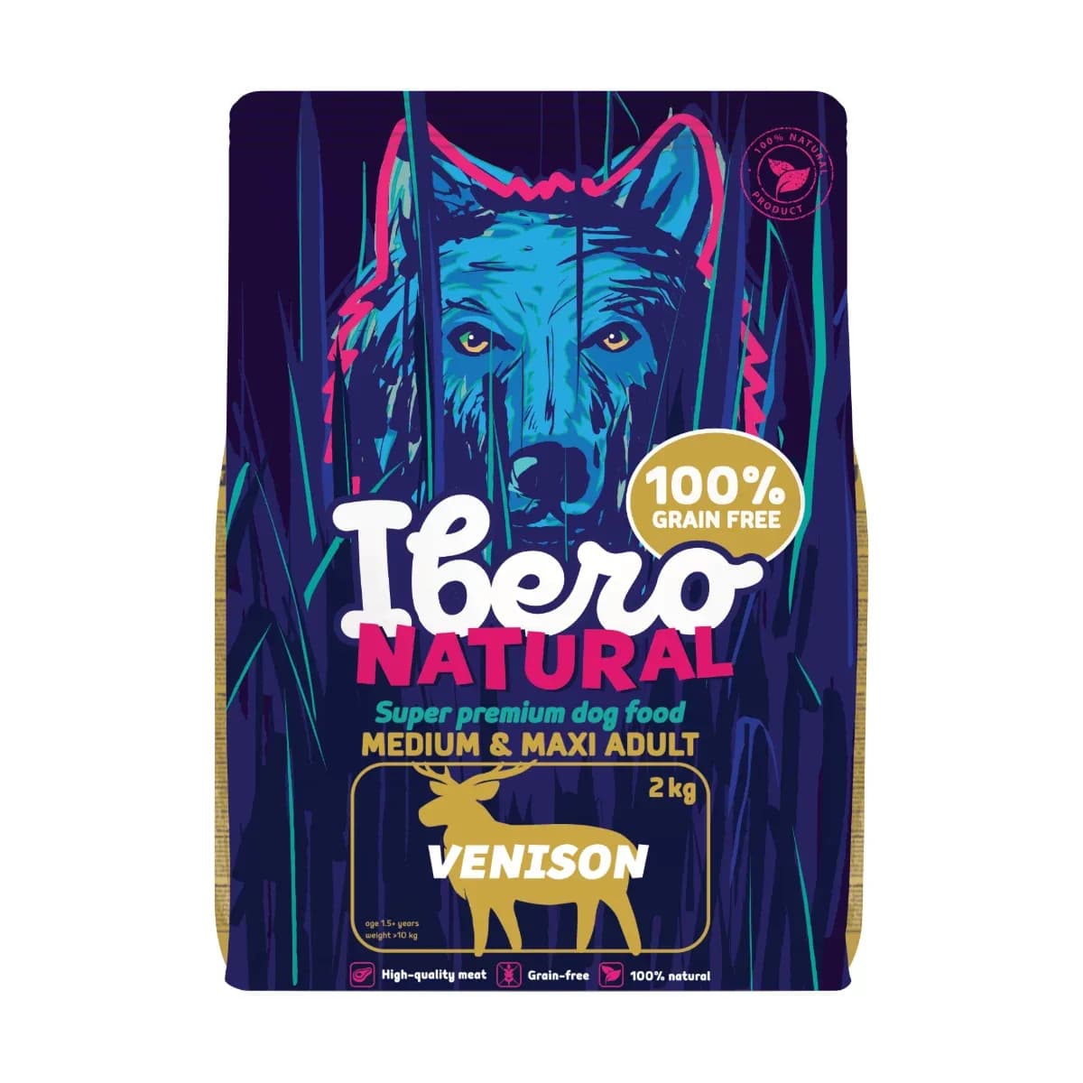 Ibero Natural Dog Medium & Maxi Adult Venison