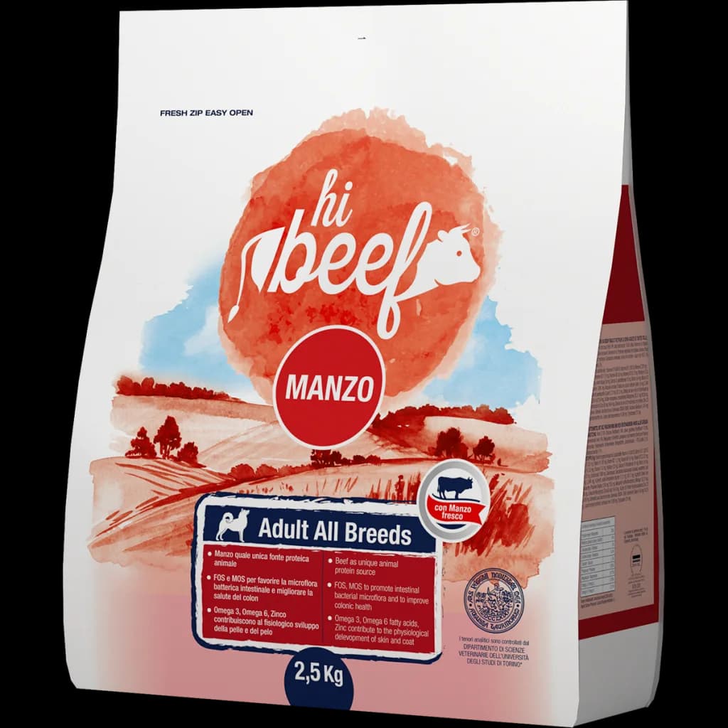Hi Pet Food Hi Beef Dog Adult All Breeds Manzo Fresco