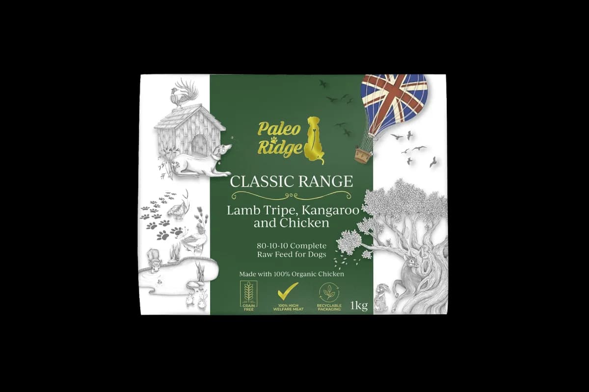 Paleo Ridge Classic Lamb Tripe, Kangaroo and Chicken