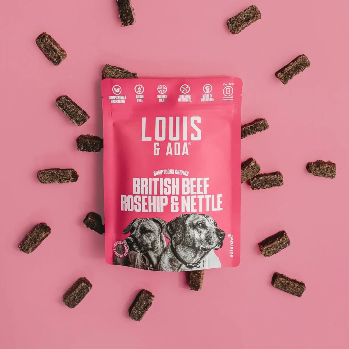 Naturaw Beef, Rosehip & Nettle Treats