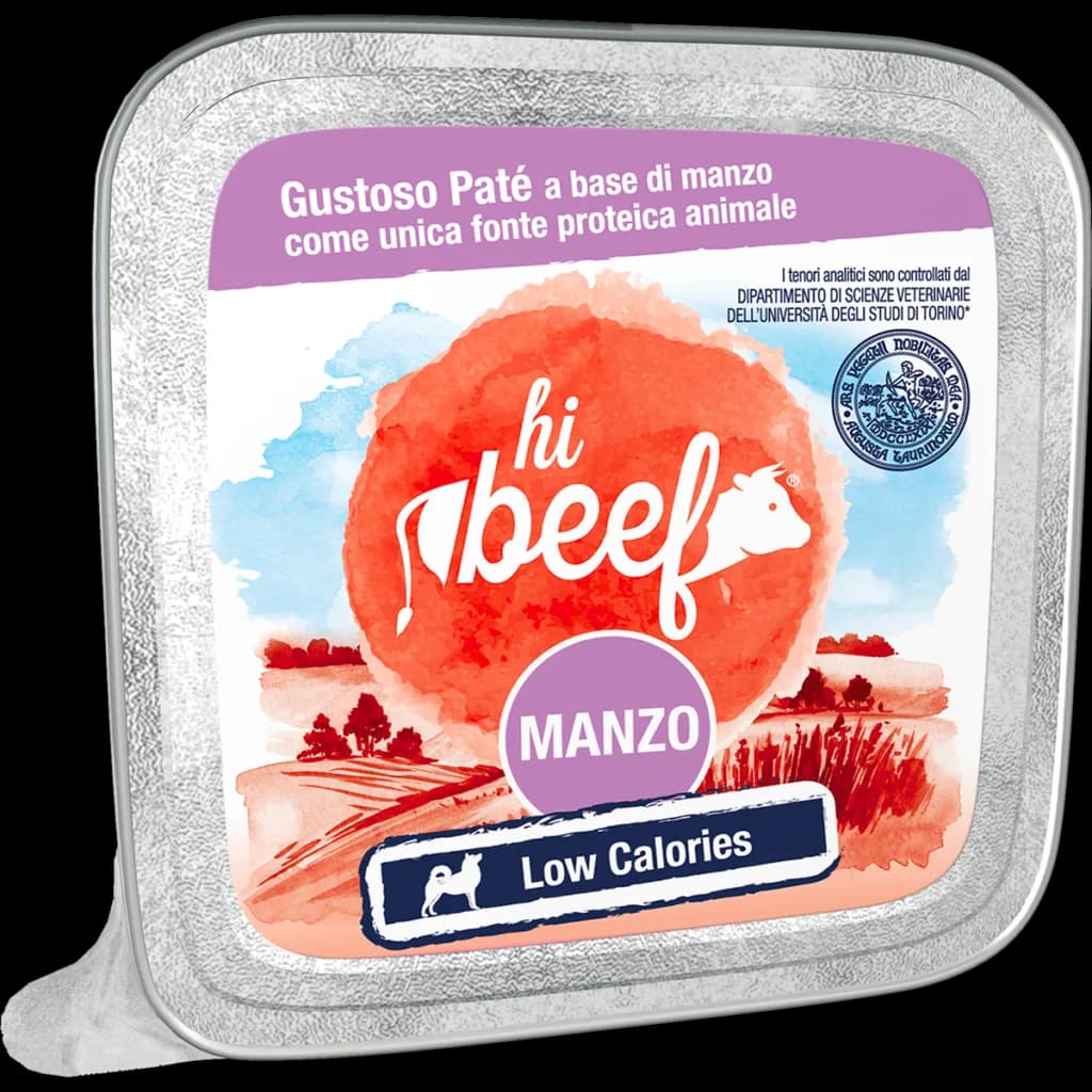 Hi Pet Food Hi Beef Adult Light Patè Manzo