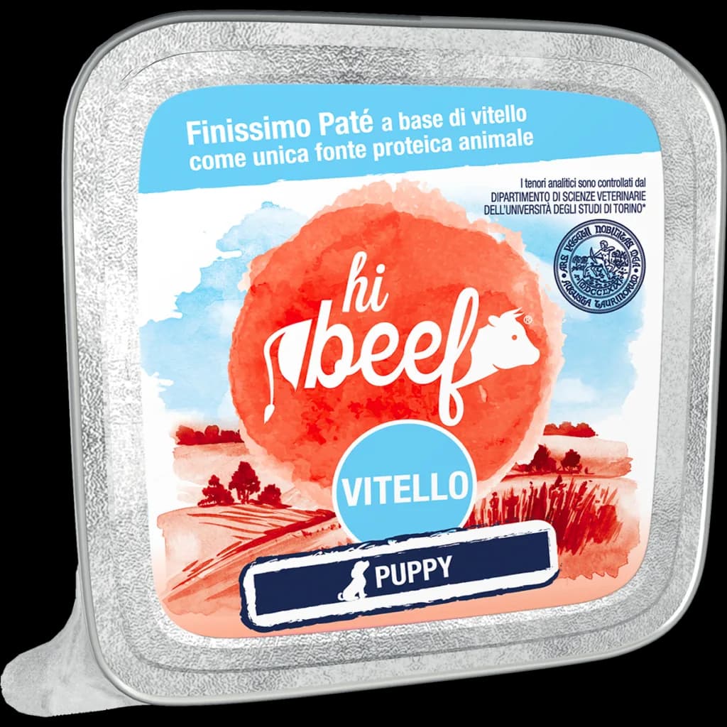 Hi Pet Food Hi Beef Puppy Vaschetta Vitello