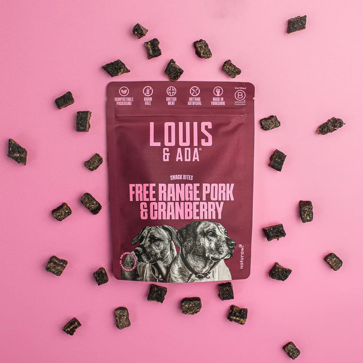 Naturaw Free Range Pork & Cranberry Treats