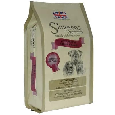 Simpsons Premium Sensitive Adult Dog - Chicken & Potato