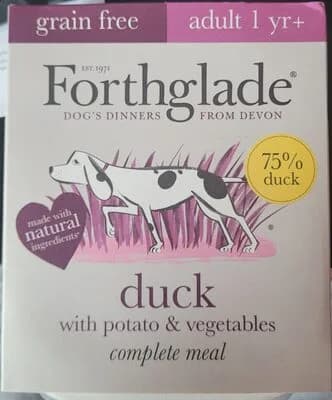 Forthglade Duck with potato & vegetables