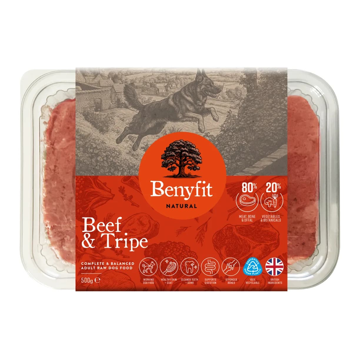 Benyfit Natural Beef & Tripe Complete Raw