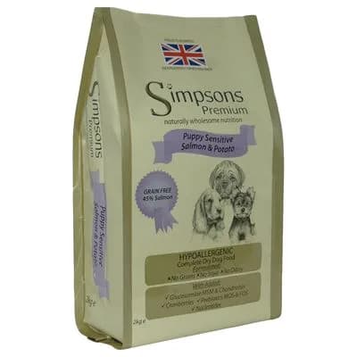 Simpsons Premium Puppy Sensitive saumon, pommes de terre
