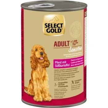 select gold Sensitive Adult Horse with sweet potato