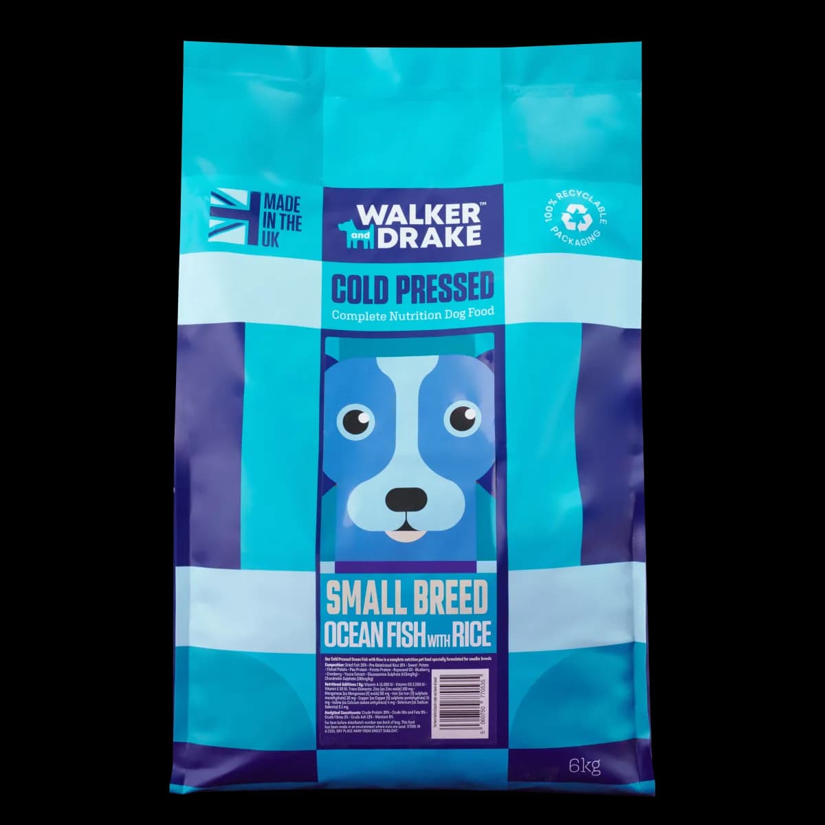 Walker & Drake Small Breed Premium Cold Pressed - Ocean Fish with Rice