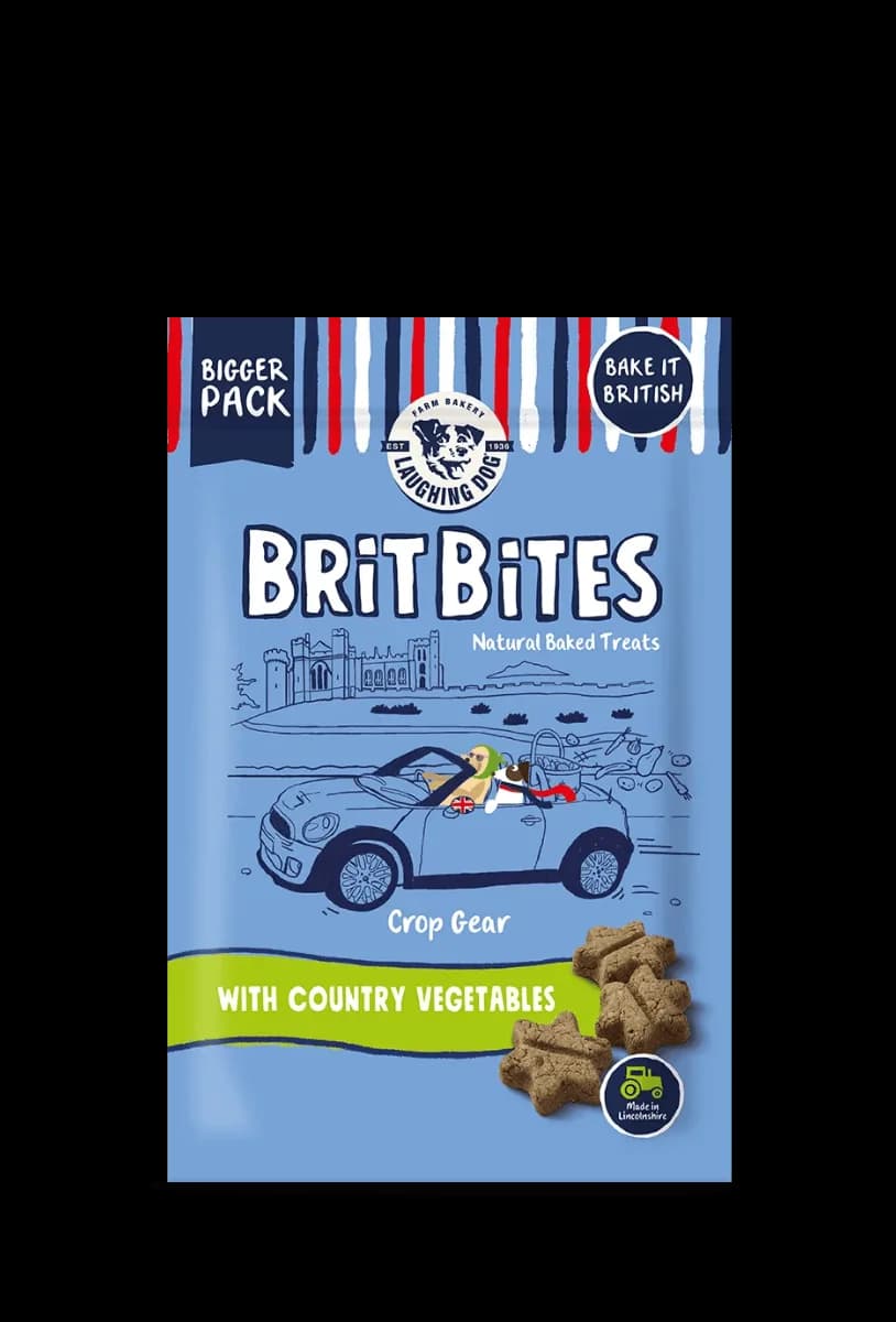 Laughing Dog Food Brit Bites with Country Vegetables Dog Treats