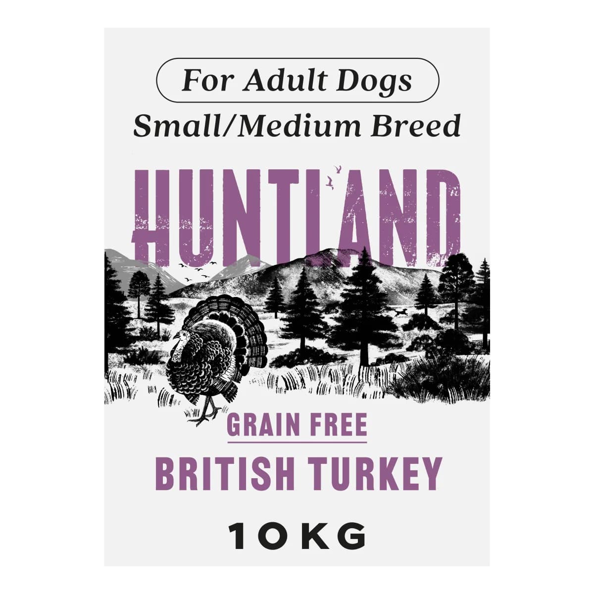 Huntland Adult Deboned British Turkey Grain Free Dog Food