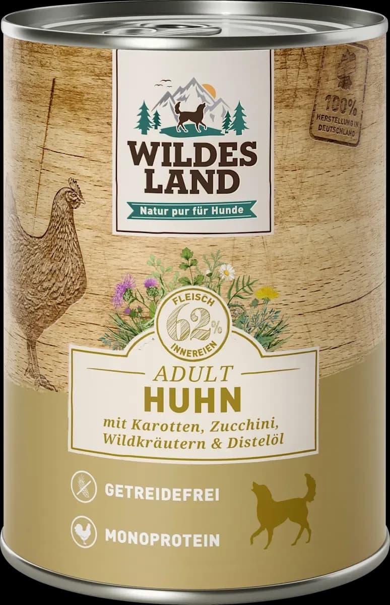 Wildes Land mit Huhn, Karotte & Zucchini