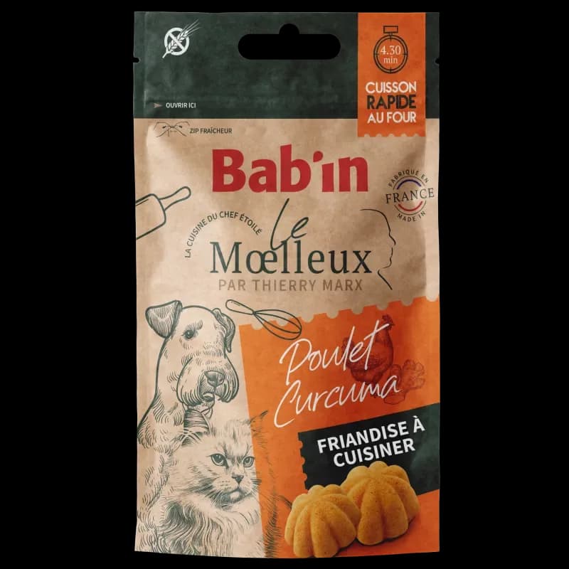 Bab'in Recharge Moelleux - Poulet Curcuma