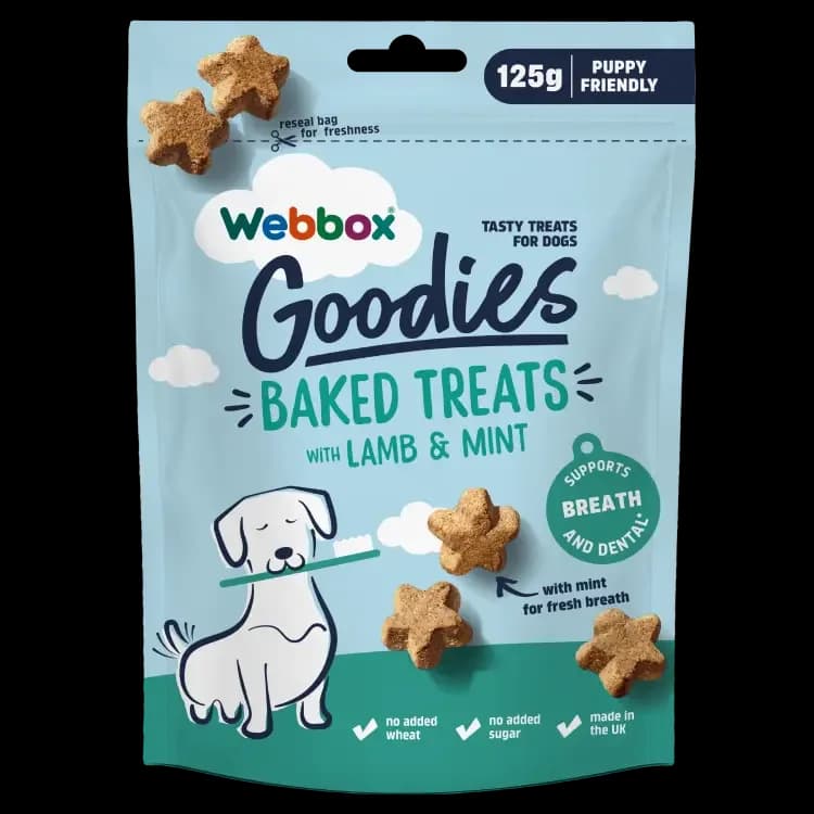 Webbox Goodies Lamb & Mint Baked Dog Treats