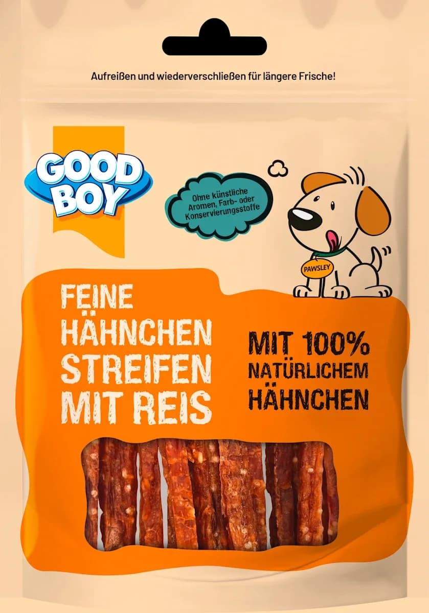 Good Boy Hähnchen Streifen mit Reis, Adult
