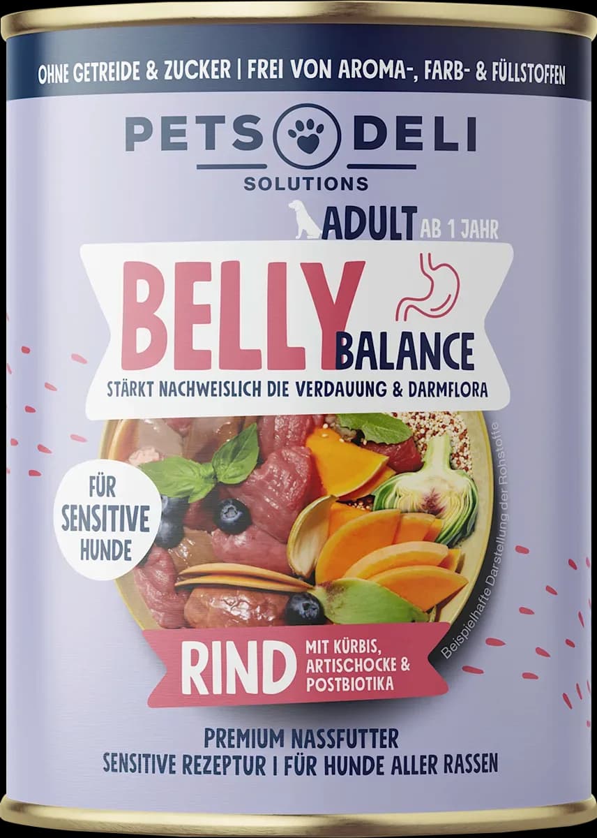 Pets Deli sensitiv mit Rind & Quinoa, belly balance