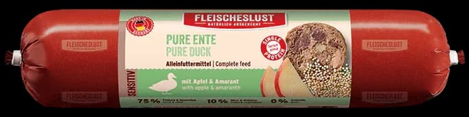 Fleischeslust Pure Ente mit Apfel & Amarant