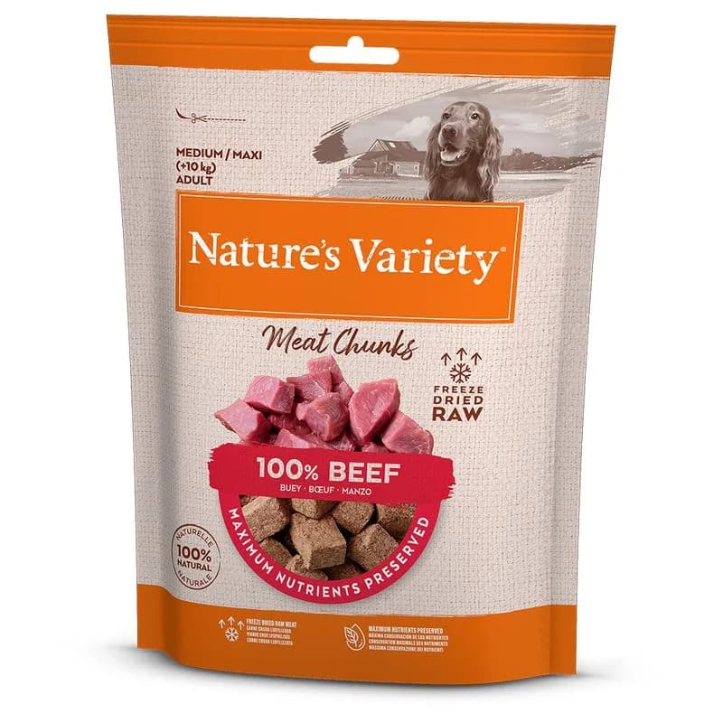 Nature's Variety Gefriergetrocknete Chunks für Hunde
