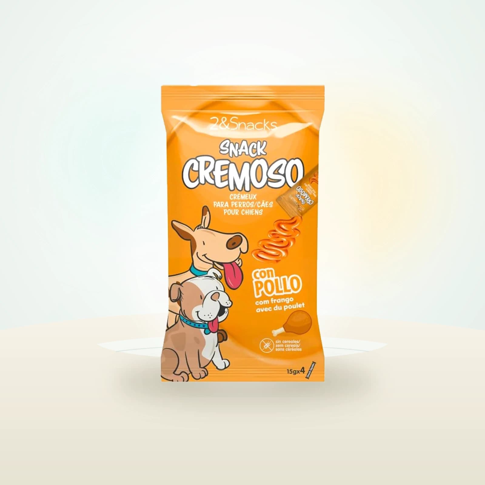 2&Snacks Sobres Snacks Cremosos con Pollo