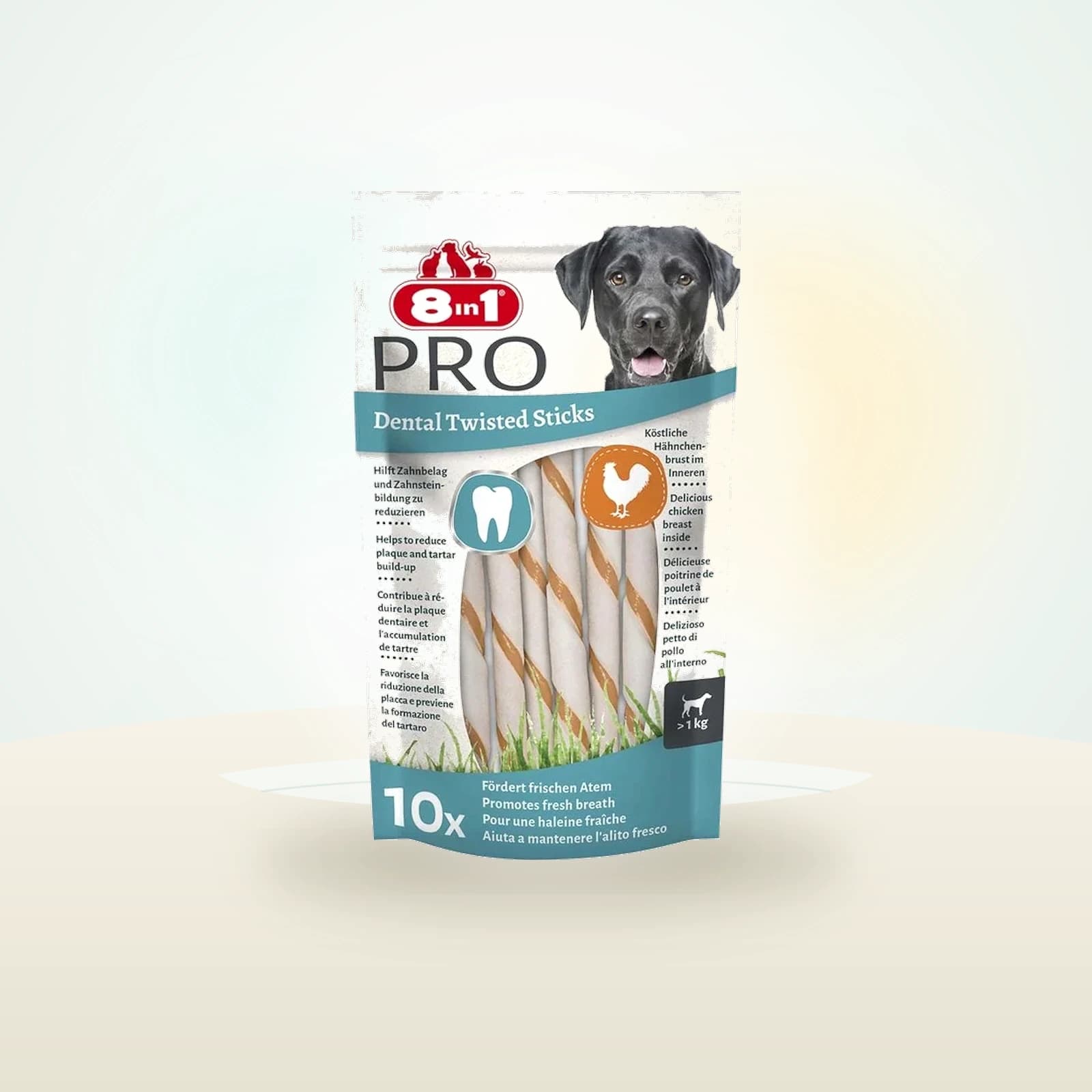 8in1 Pro Dental Twisted Sticks Huhn