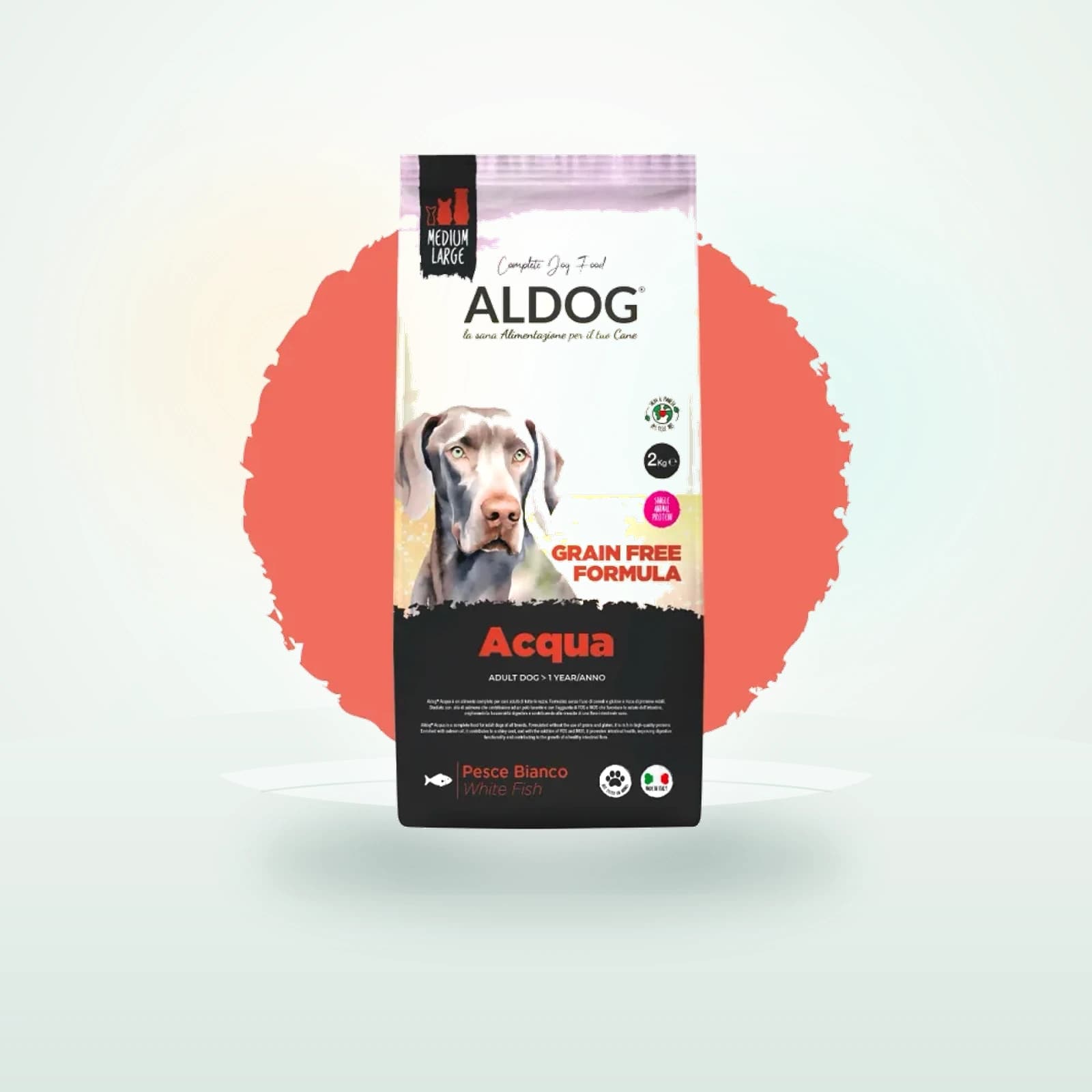 Aldog ACQUA PESCE BIANCO Crocchette Medio/Grandi
