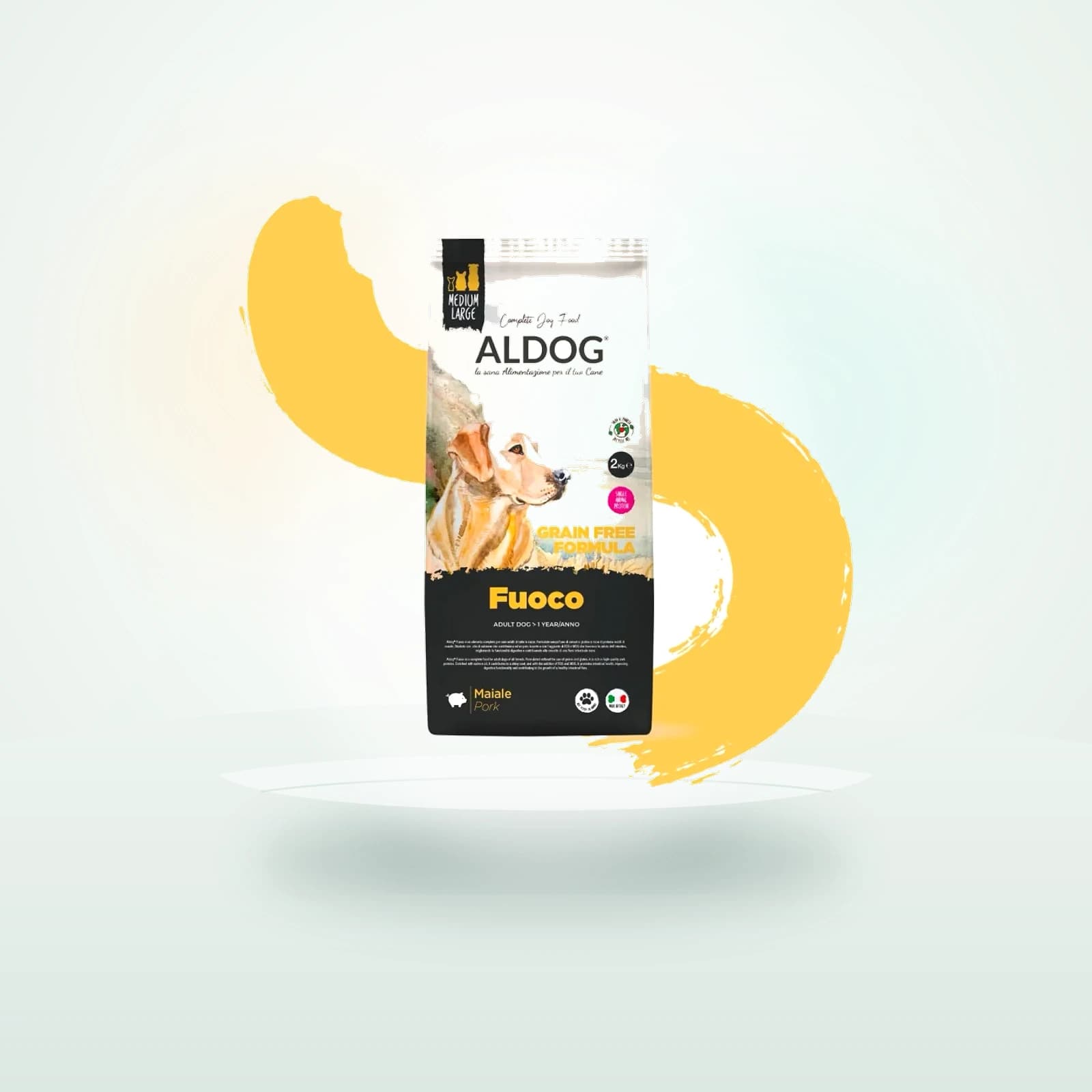 AlDog FUOCO MAIALE Crocchette Medio/Grandi