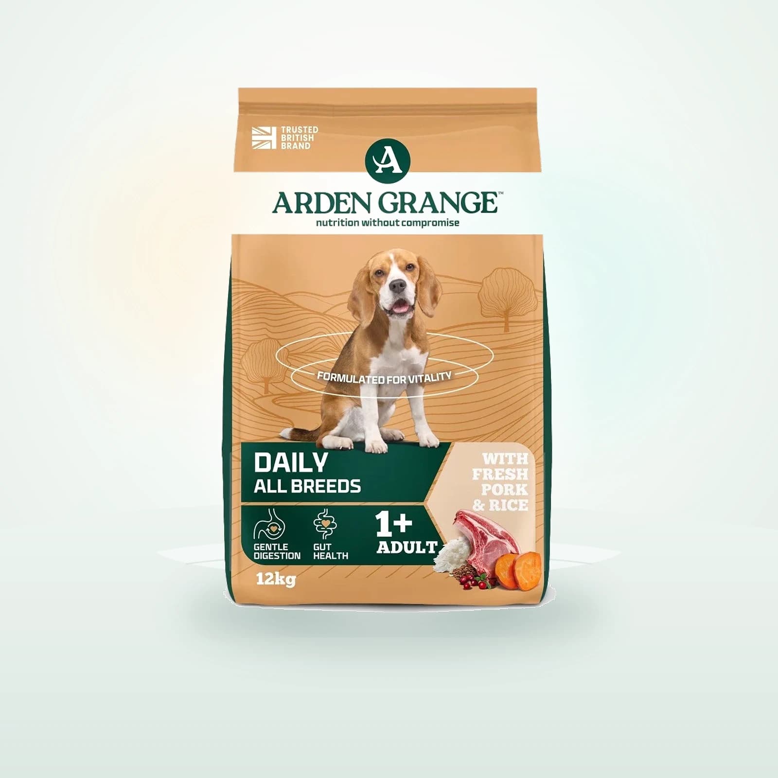 Arden Grange Adult Pork & Rice Dry Dog Food