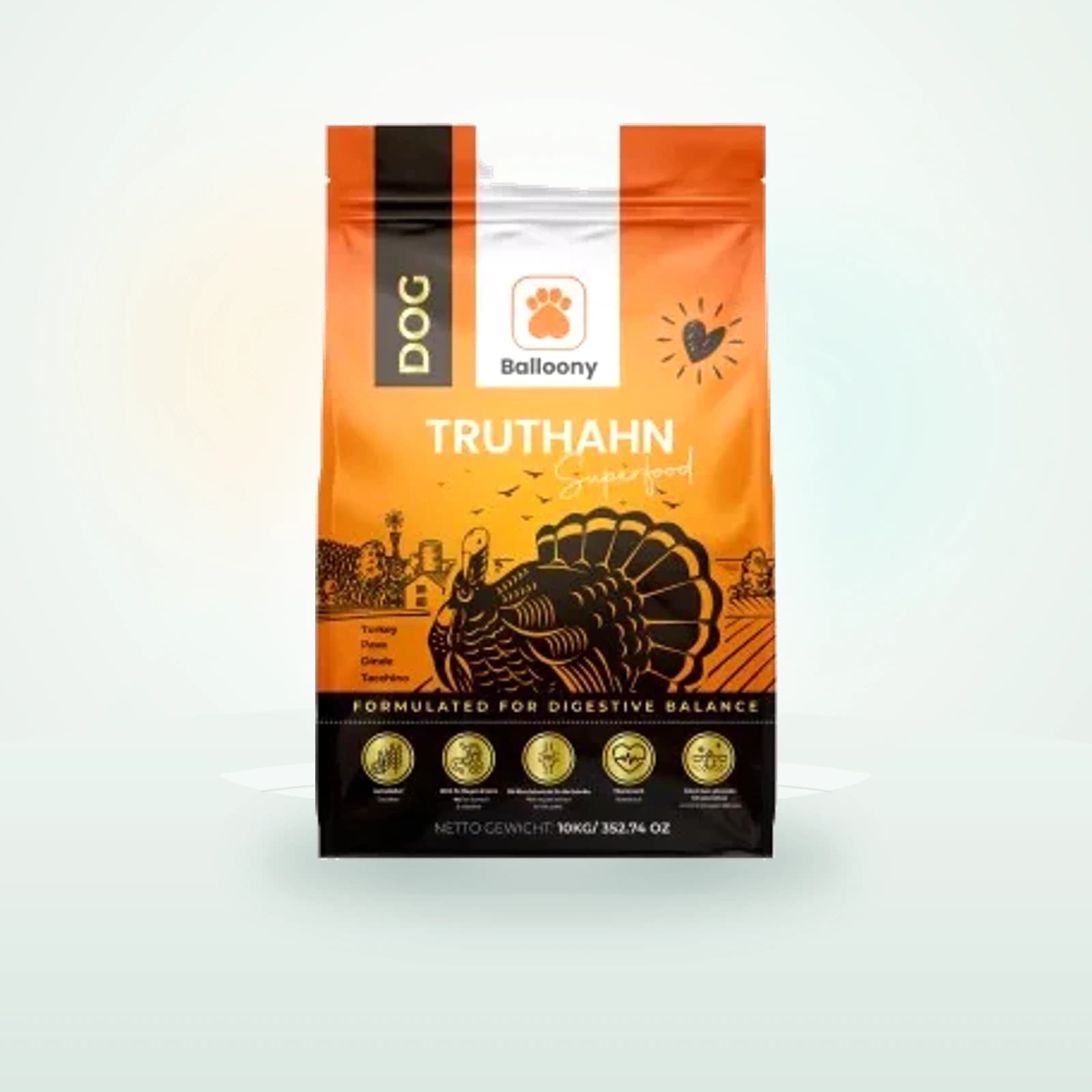 Balloony.pet German Shephy Hundefutter Truthahn