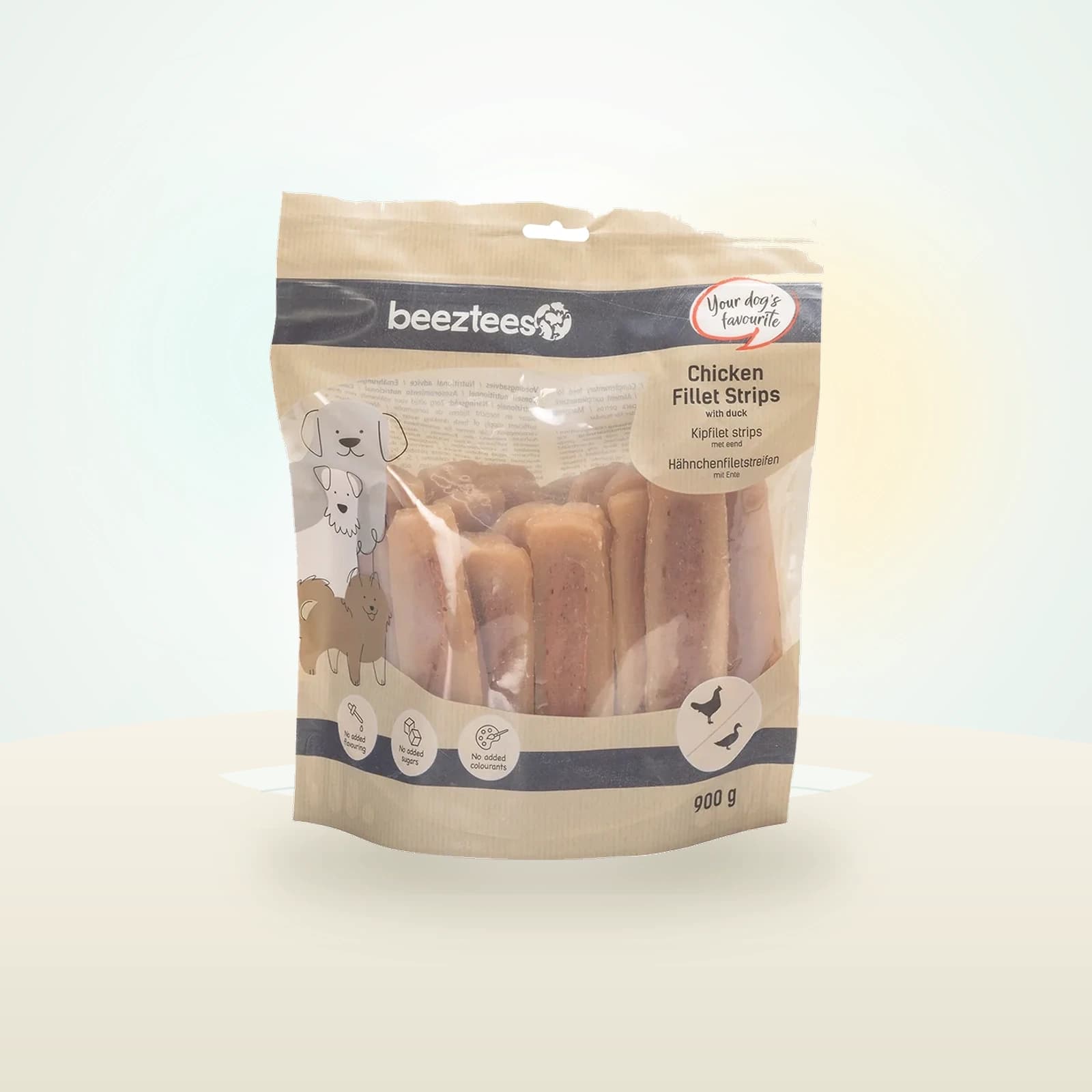 Beeztees Chicken Fillet Strips with Duck