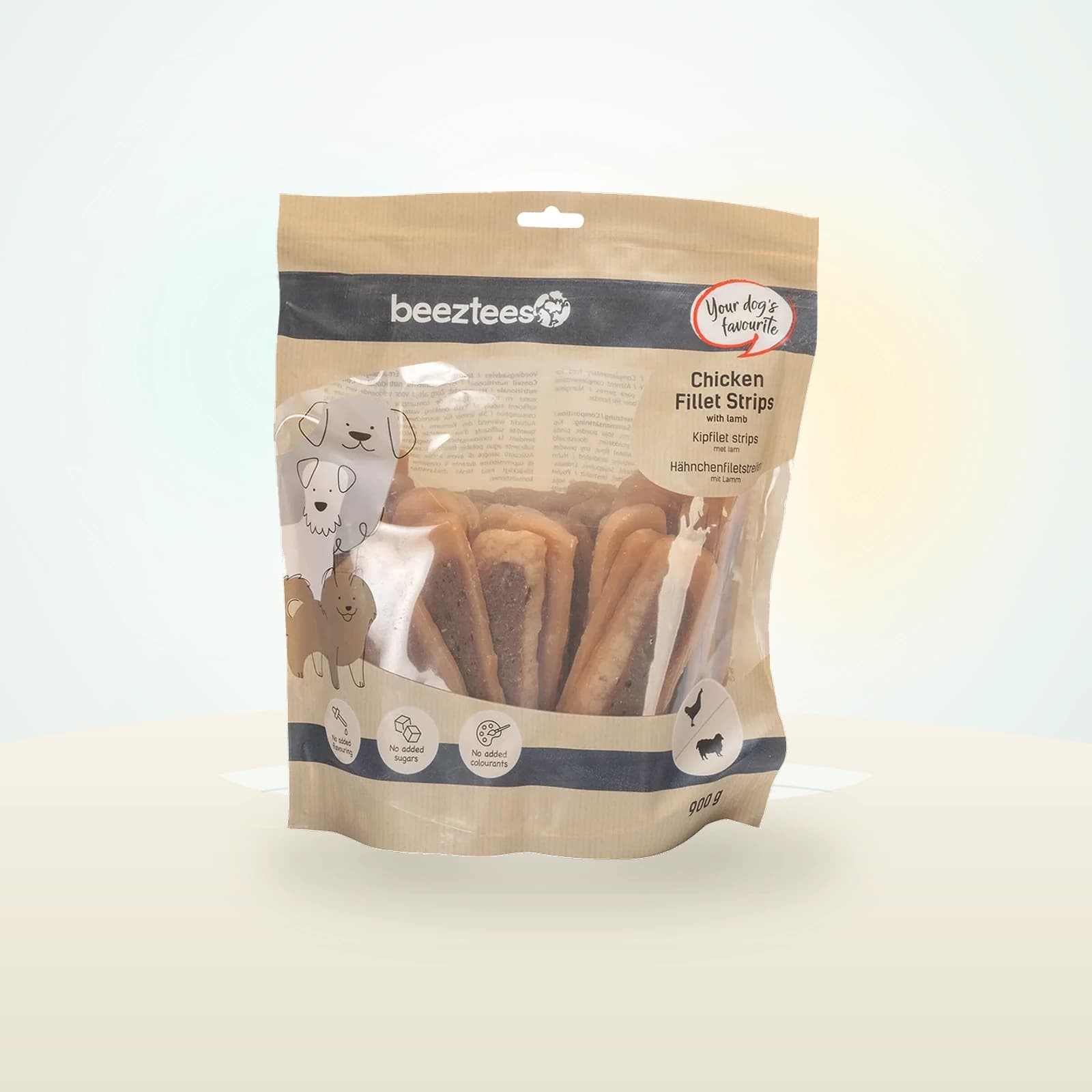 Beeztees Chicken Fillet Strips with Lamb