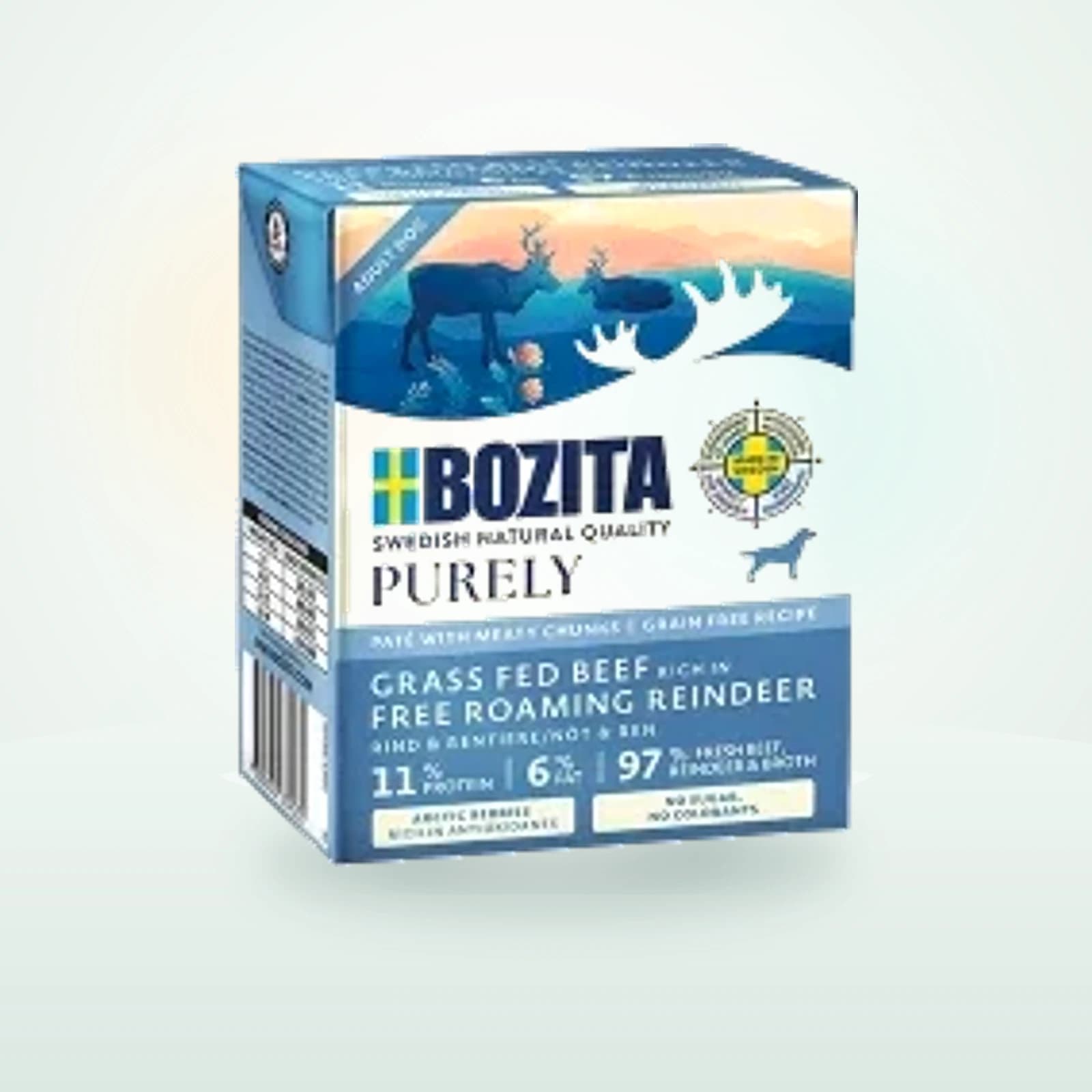 Bozita Purely Paté Duoprotein Wołowina i renifer