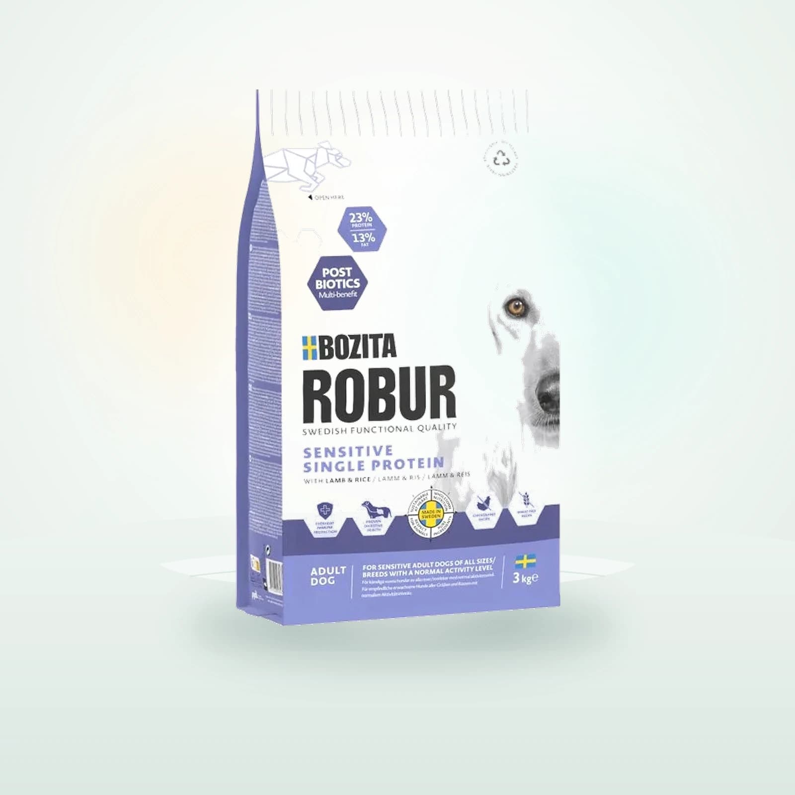 Bozita Robur Sensitive Single Protein lamm & ris