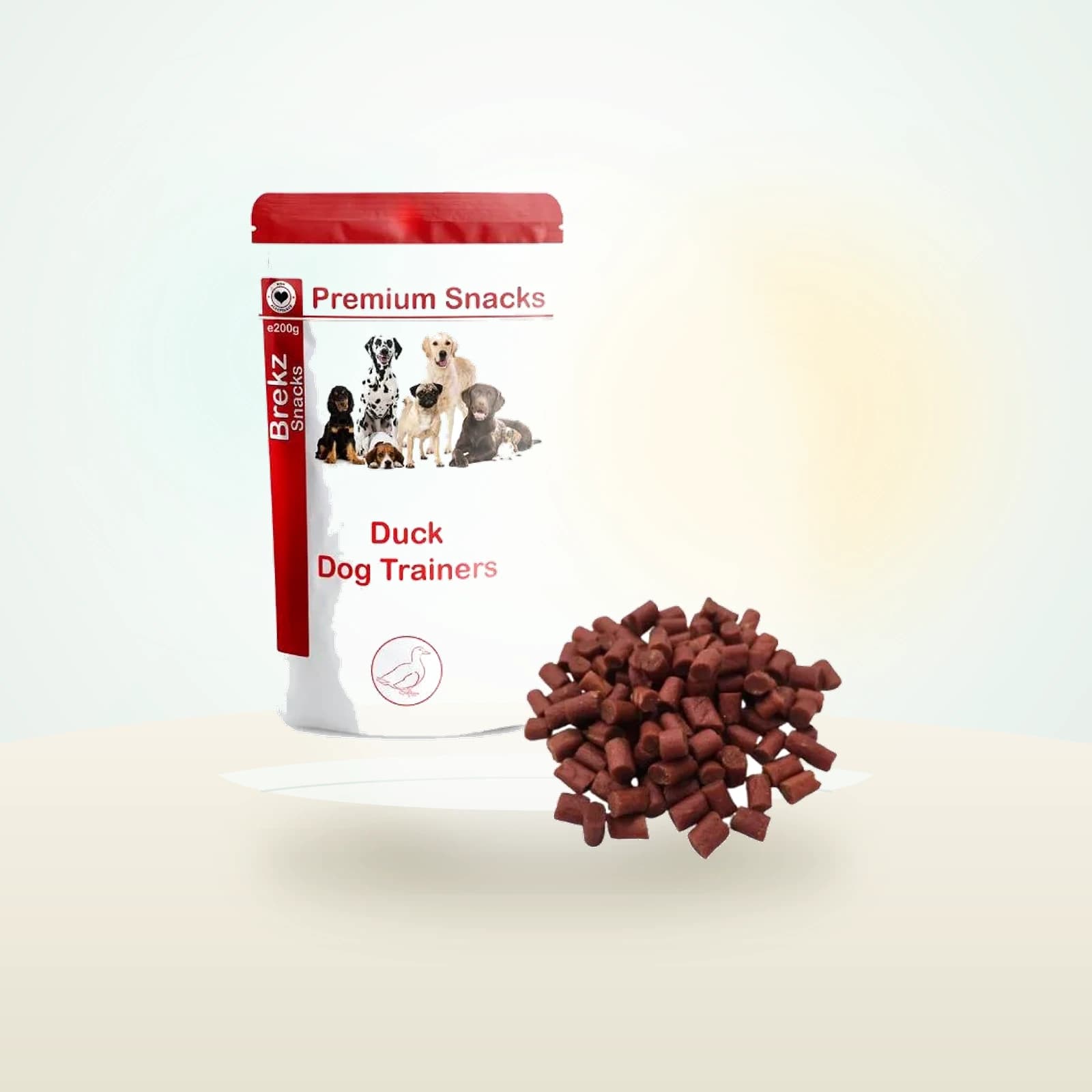 Brekz Premium Dog Trainers Duck 200 grammes