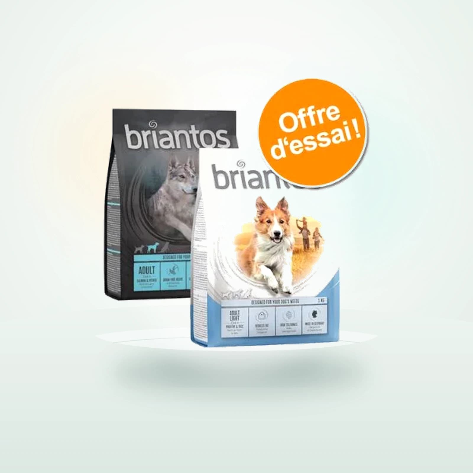 Briantos d'essai : croquettes Briantos