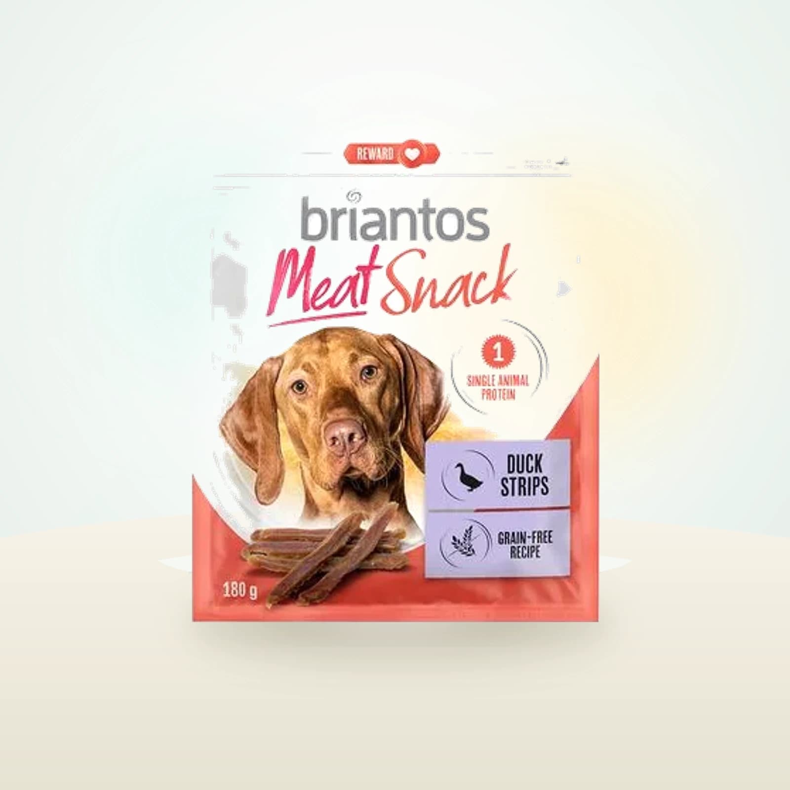 Briantos Meat Snacks, pato y conejo, para perros