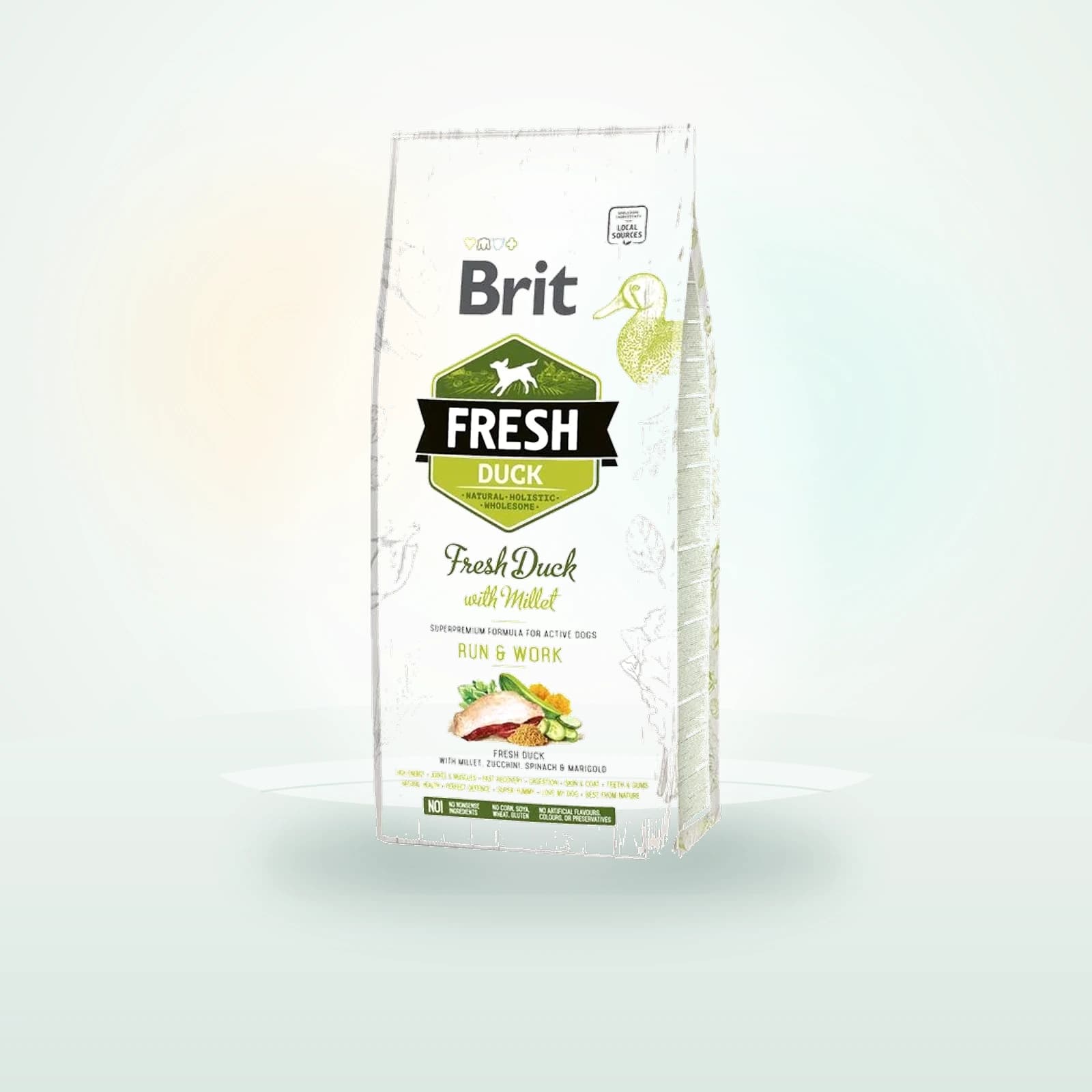 Brit Fresh Duck with Millet Active Run & Work