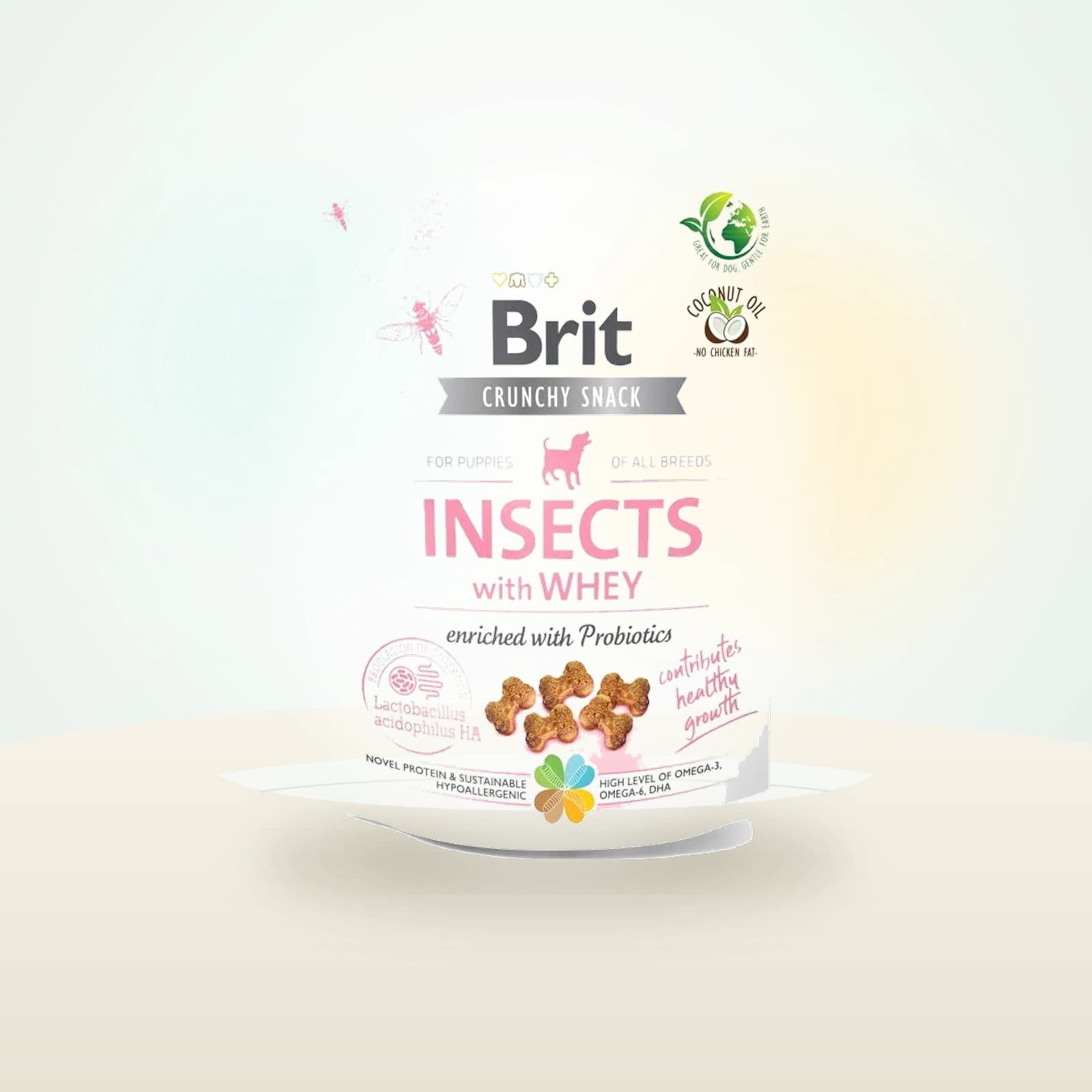 Brit Puppy Crunchy Snack Insects Whey