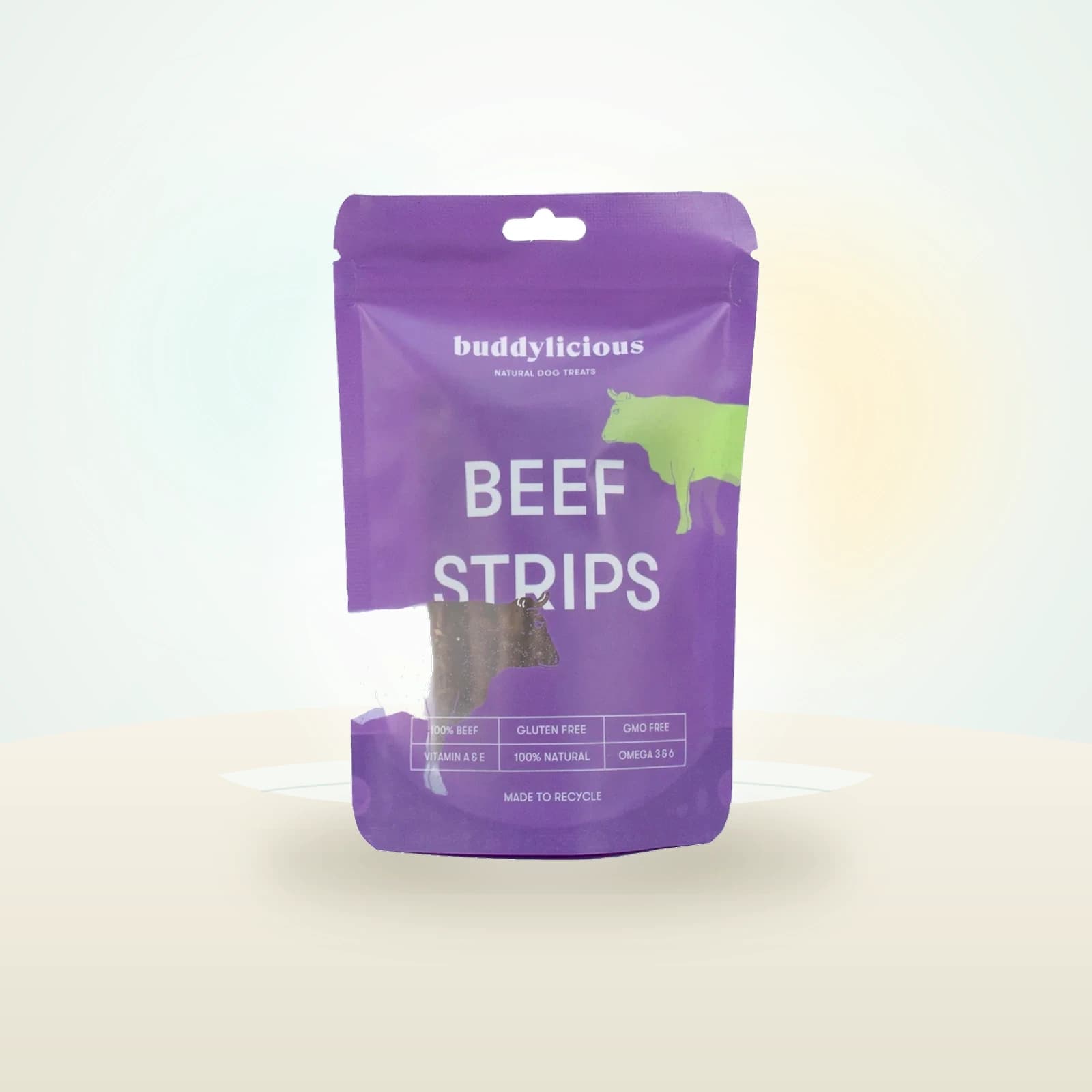 Buddylicious Beef Strips Dog Treats